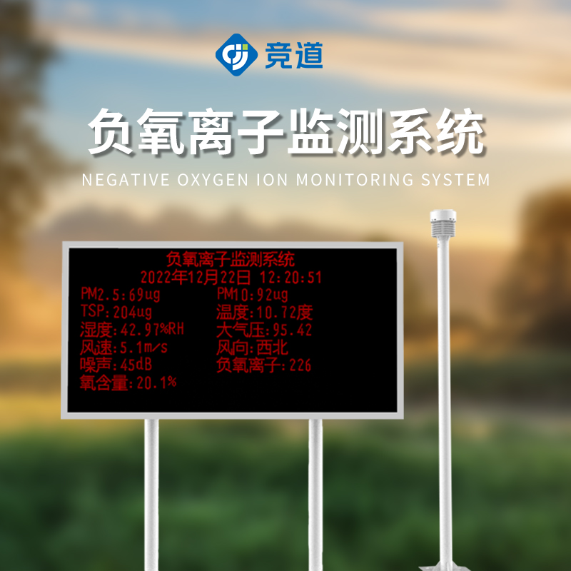 大氣負氧離子監測系統